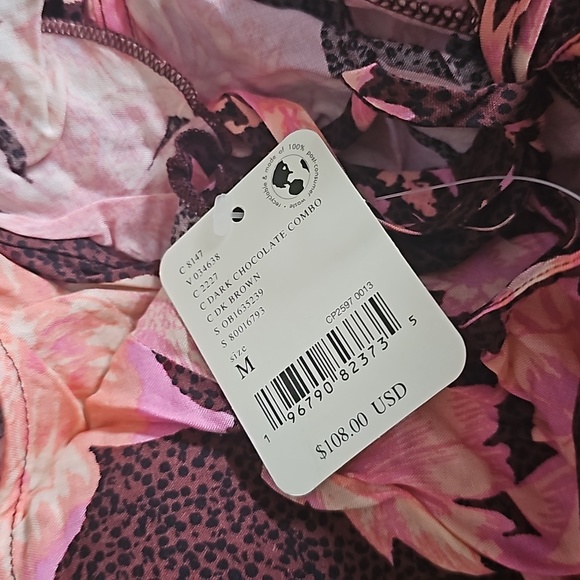New people remind me floral maxi dress size medium - Picture 5 of 5